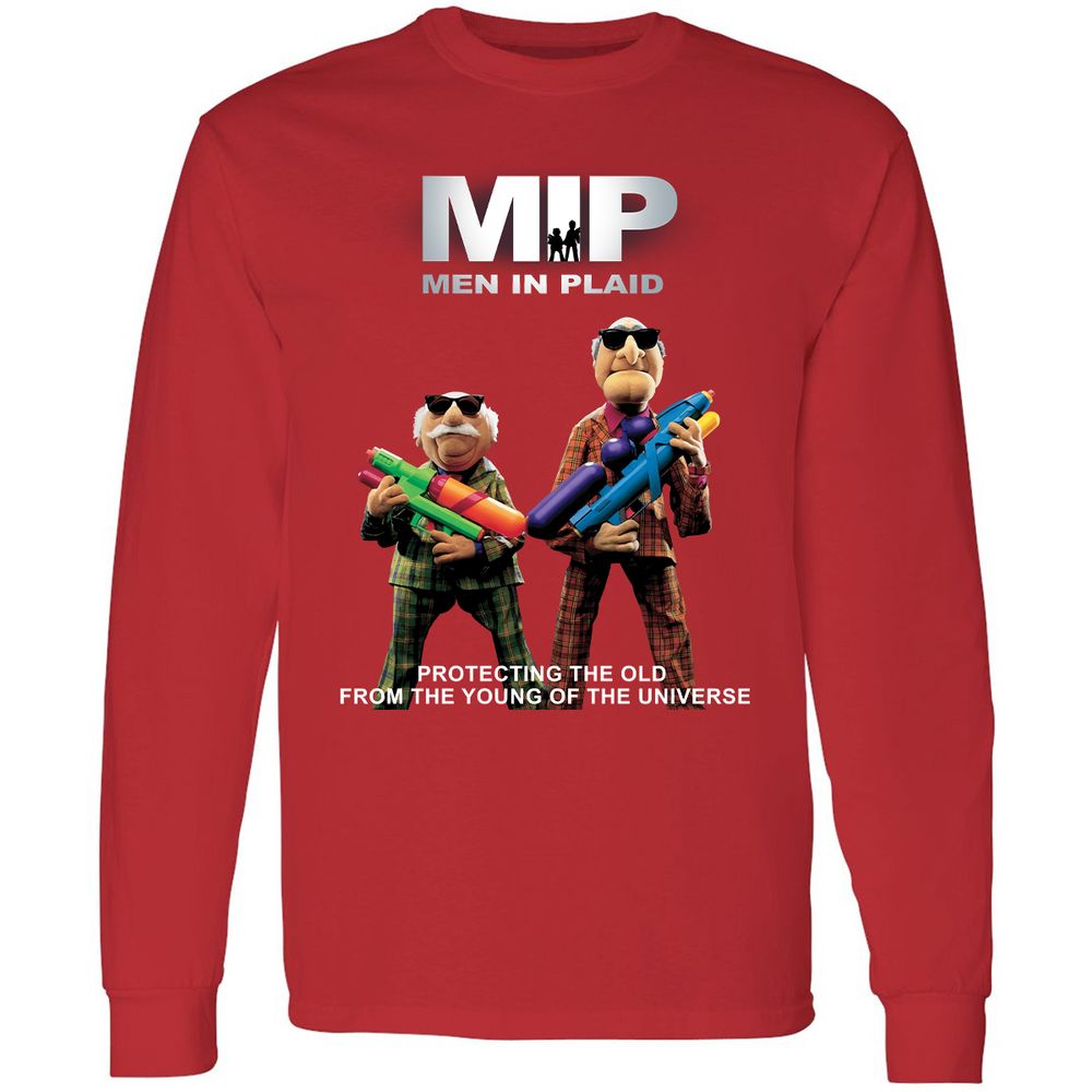 Long Sleeve T-Shirt - PZ1JYHWE - Red - 14