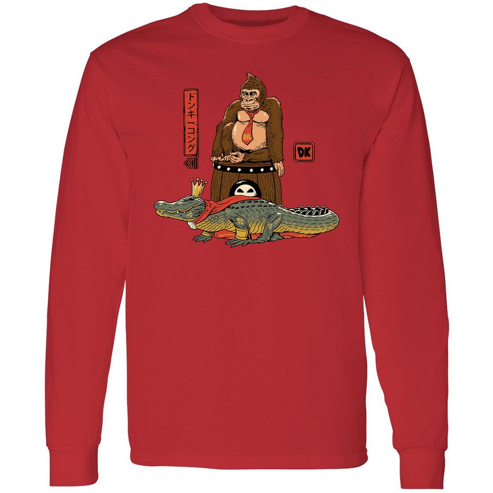 Long Sleeve T-Shirt - CA9M4FB2 - Red - 14