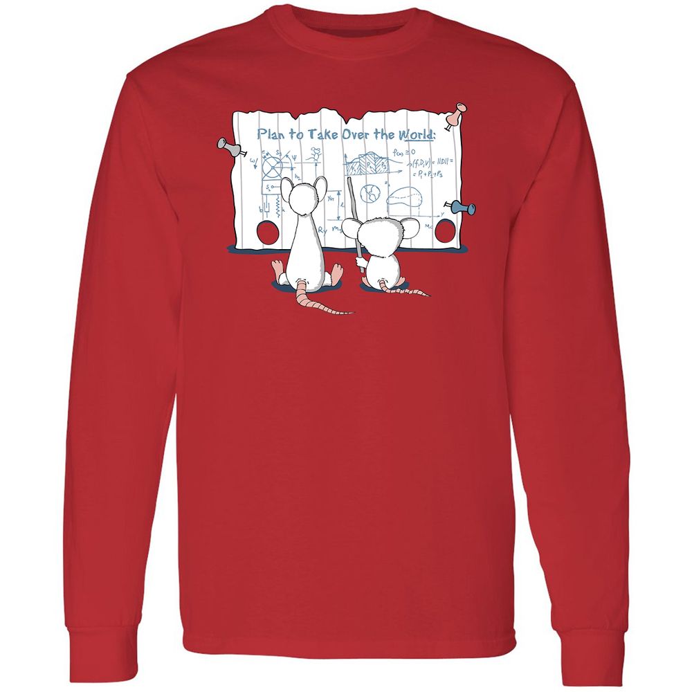 Long Sleeve T-Shirt - AZ9CA397 - Red - 14