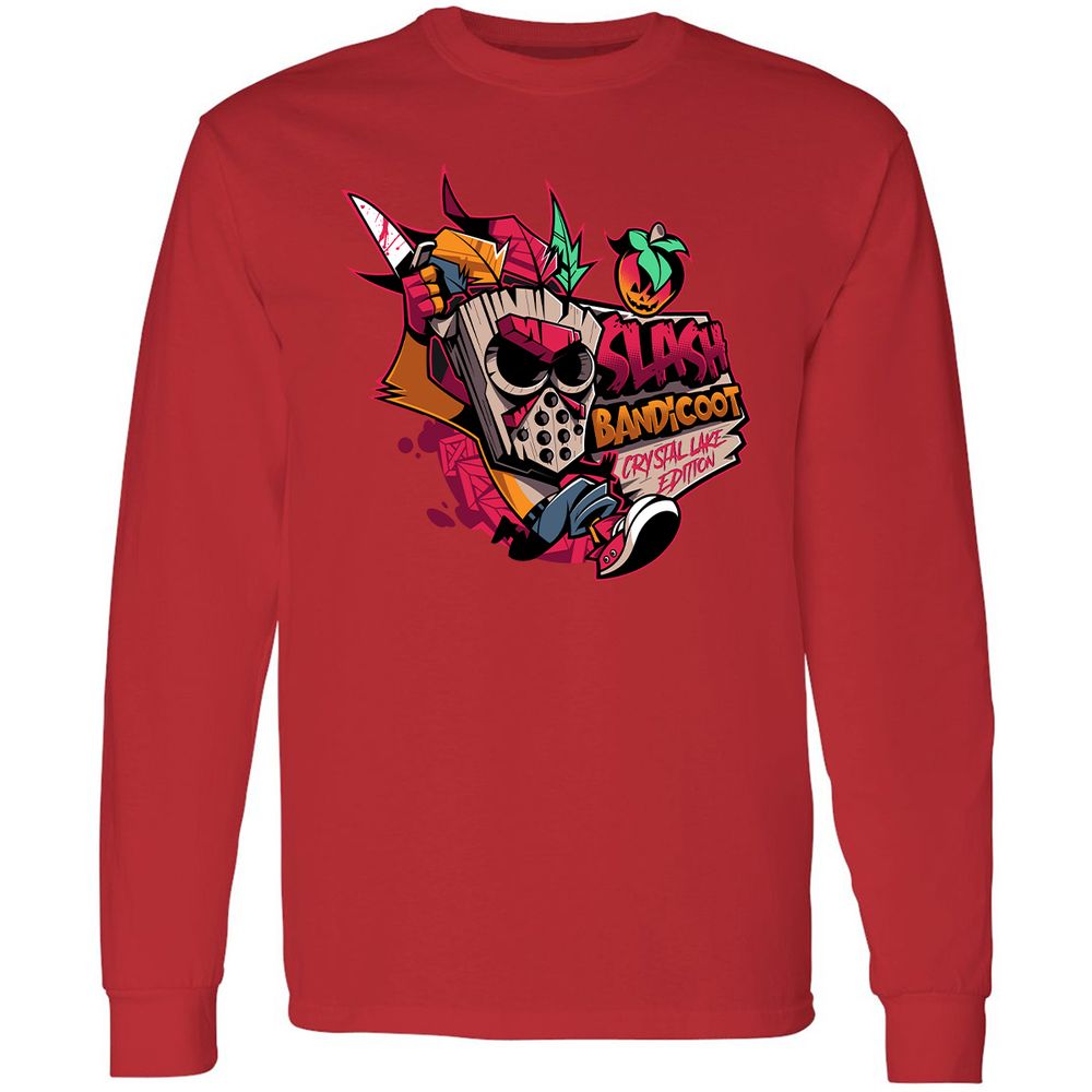 Long Sleeve T-Shirt - FLMZM9L1 - Red - 14