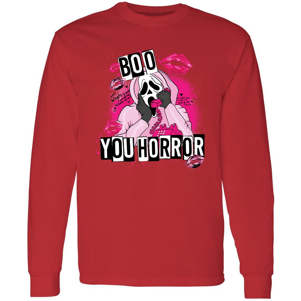 Long Sleeve T-Shirt - HKVW3VTH - Red - 14
