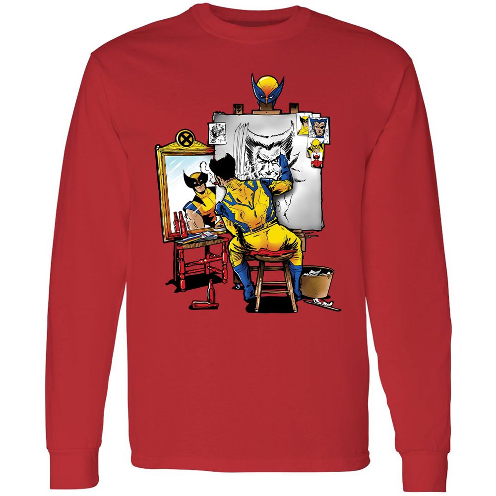 Long Sleeve T-Shirt - CYDXTDPL - Red - 14