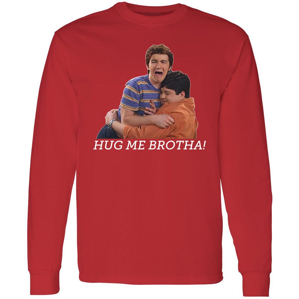 Long Sleeve T-Shirt - YLPQ4J29 - Red - 14