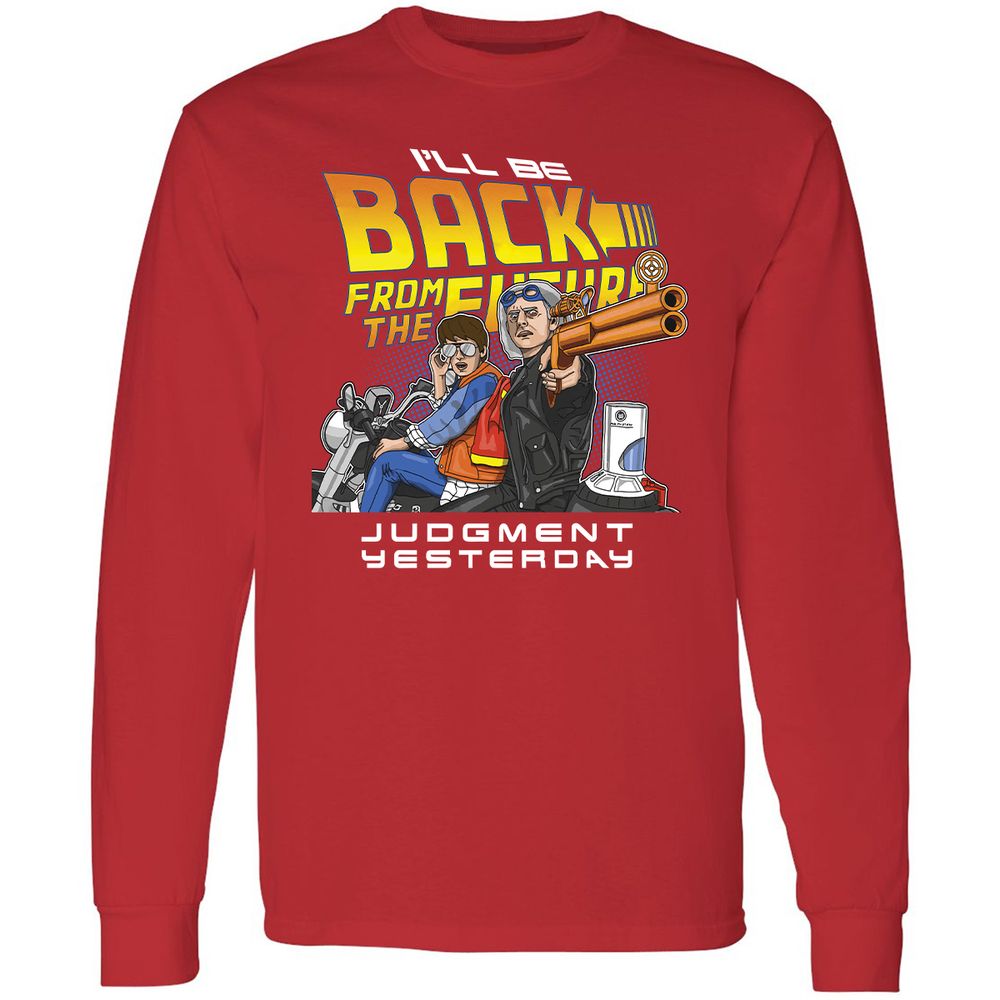 Long Sleeve T-Shirt - NVUNDQ2F - Red - 14