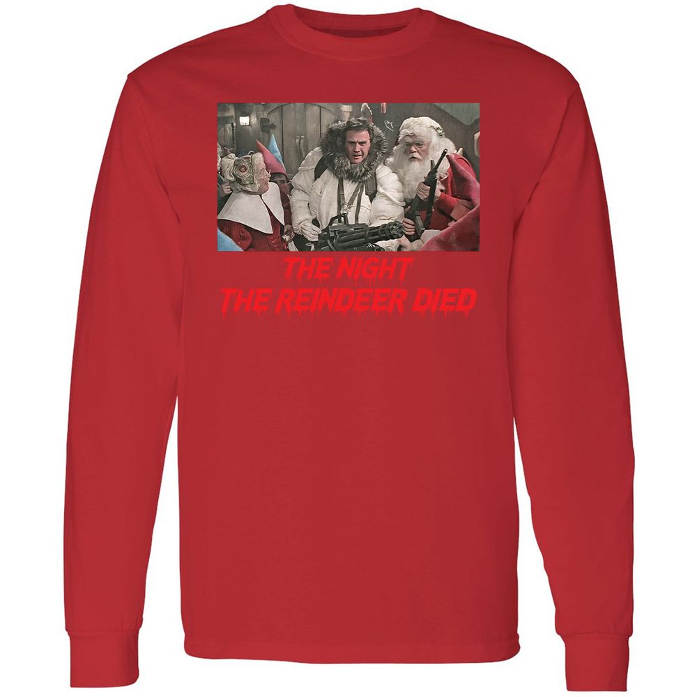 Long Sleeve T-Shirt - BPC7QUJS - Red - 14