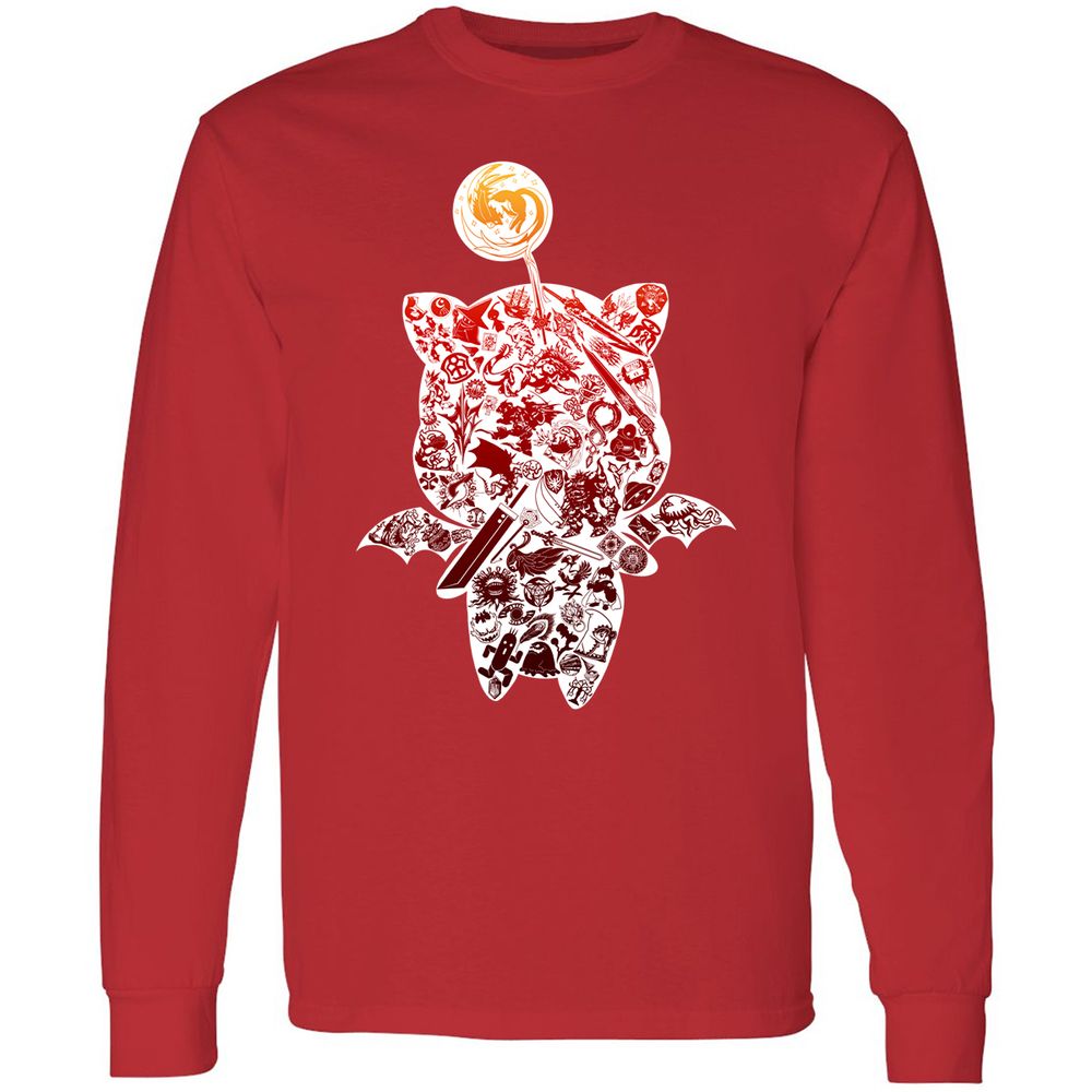 Long Sleeve T-Shirt - P65JJK2T - Red - 14