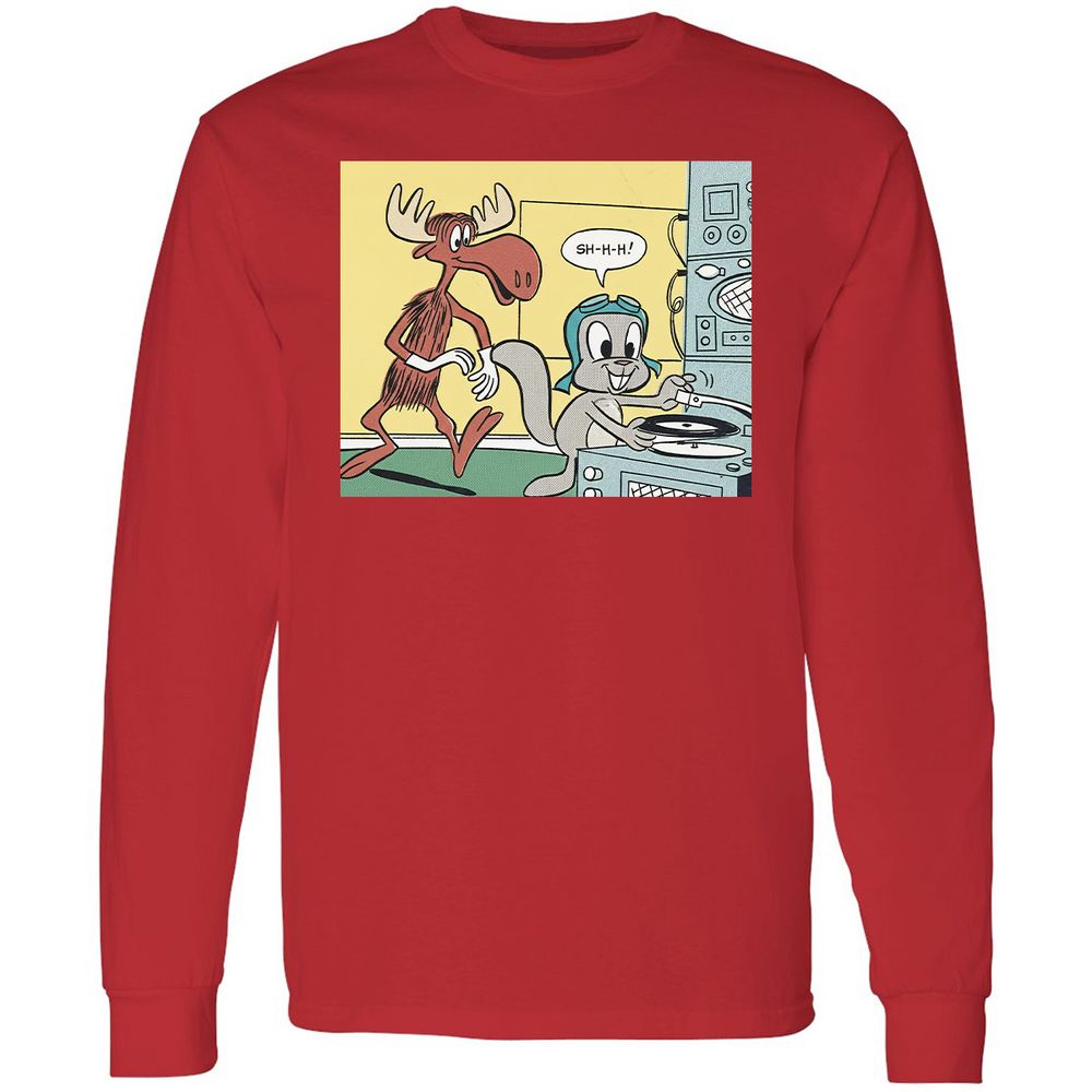 Long Sleeve T-Shirt - S4K6TX8V - Red - 14