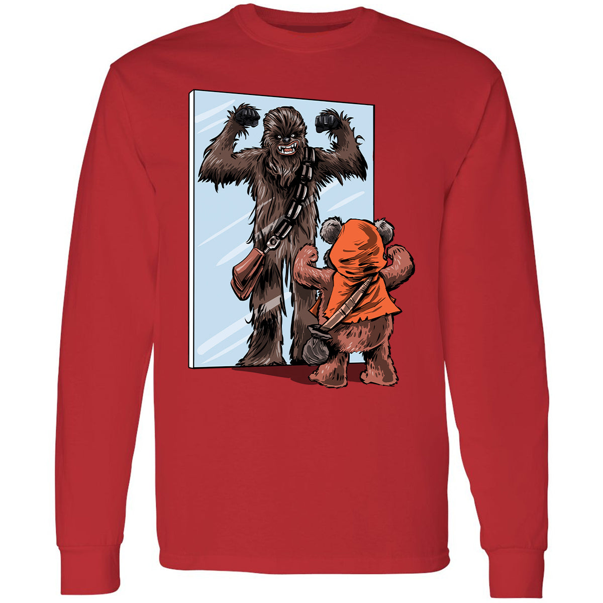 Long Sleeve T-Shirt - JKNT73CW - Red - 14