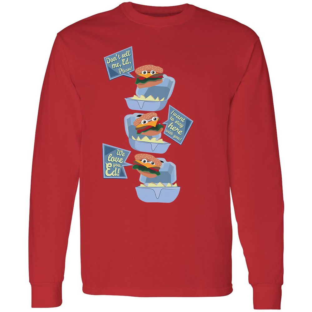 Long Sleeve T-Shirt - V4WVPJKG - Red - 14