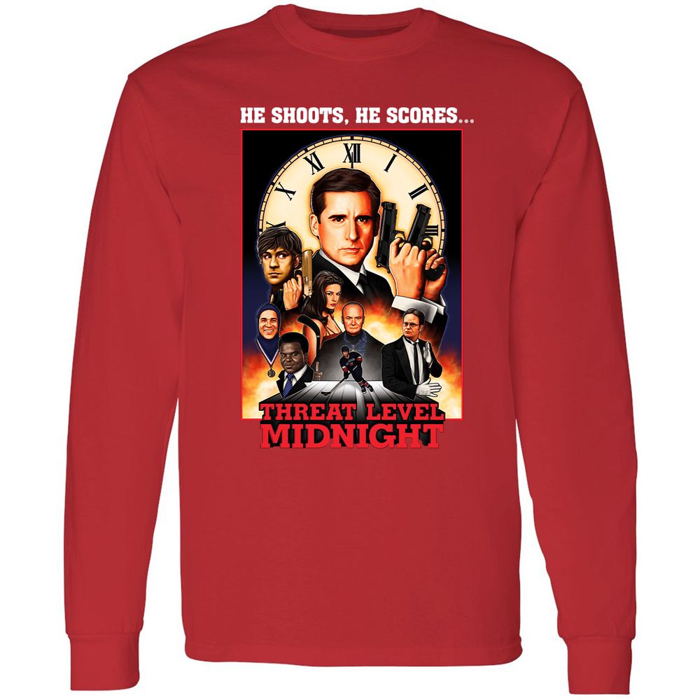 Long Sleeve T-Shirt - 14XJX6CS - Red - 14