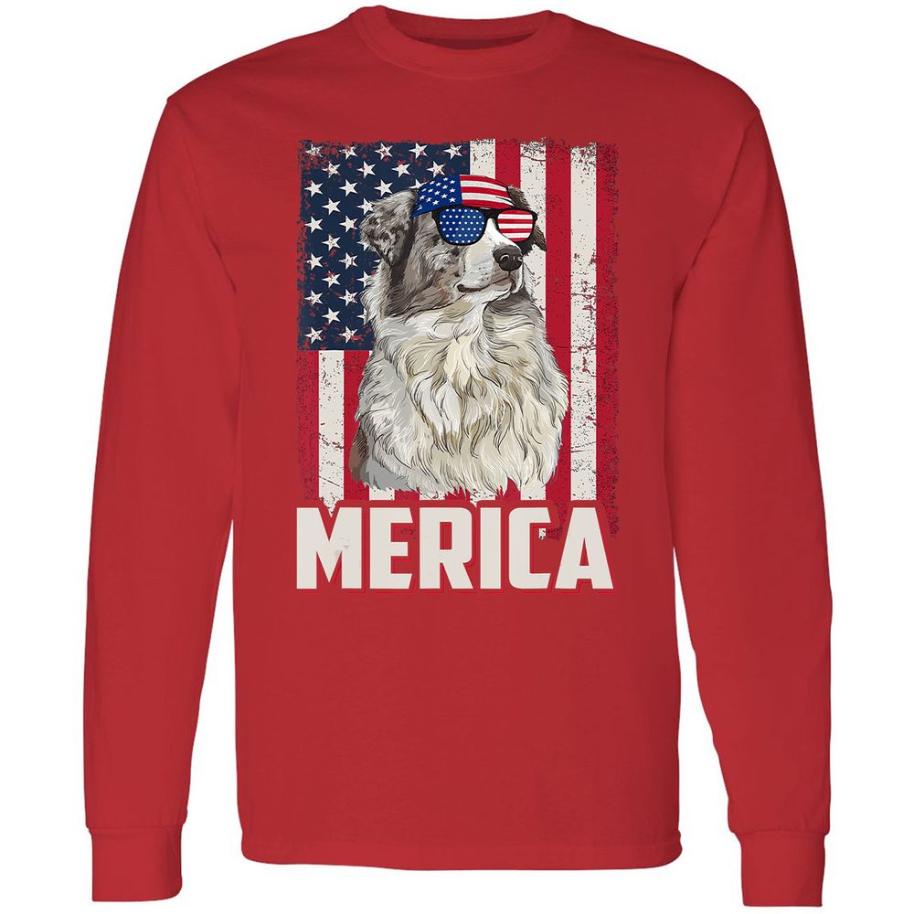 Long Sleeve T-Shirt - 24QAPXBF - Red - 14