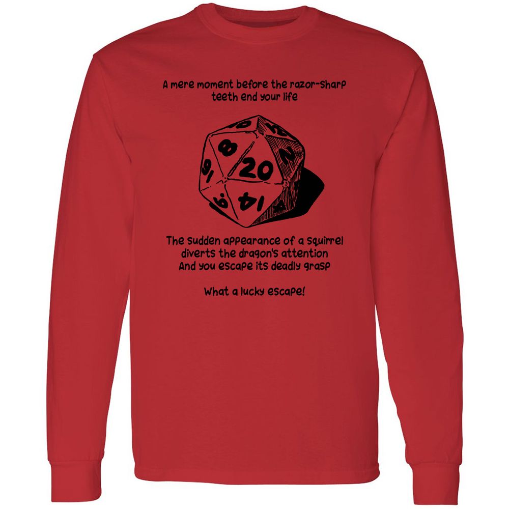 Long Sleeve T-Shirt - LCLB7F64 - Red - 14