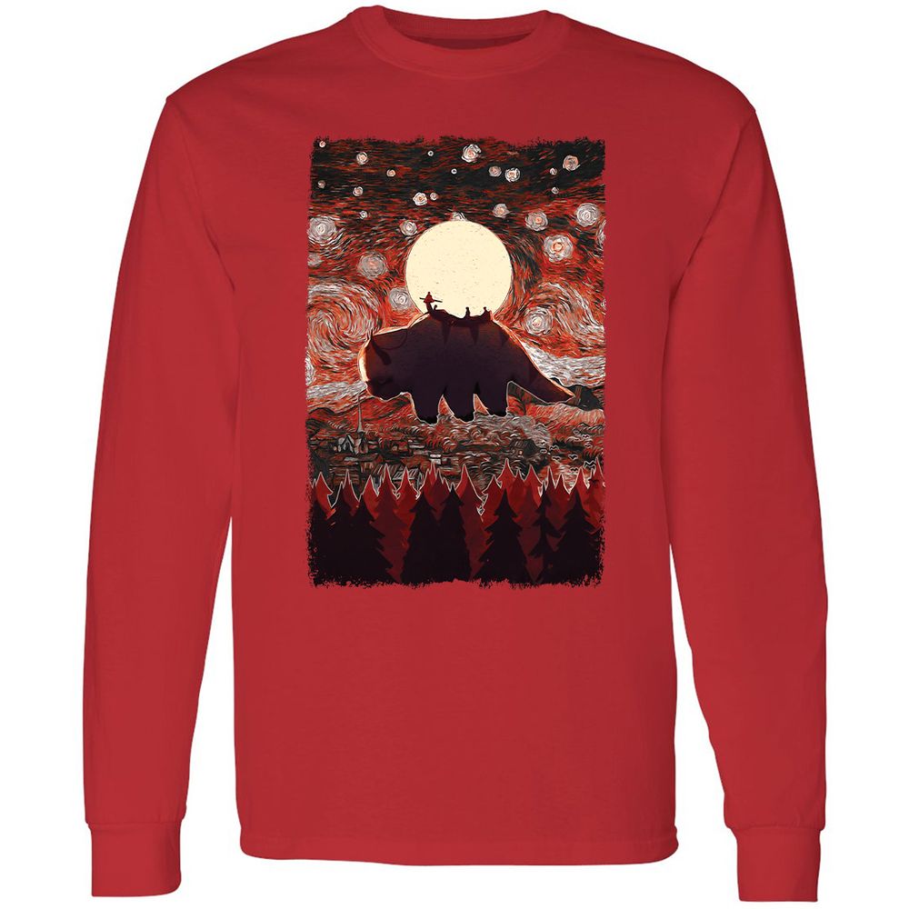 Long Sleeve T-Shirt - 4UCDT848 - Red - 14