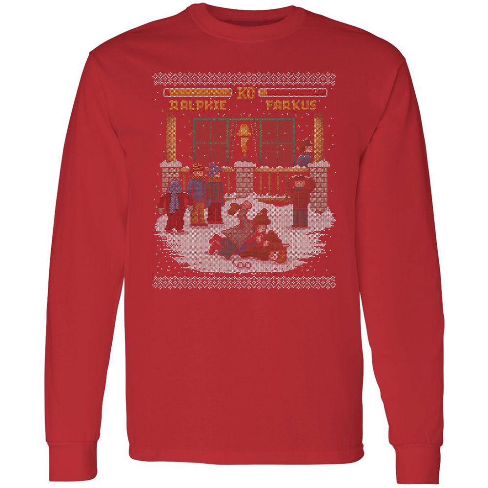 Long Sleeve T-Shirt - 65CGSX9C - Red - 14