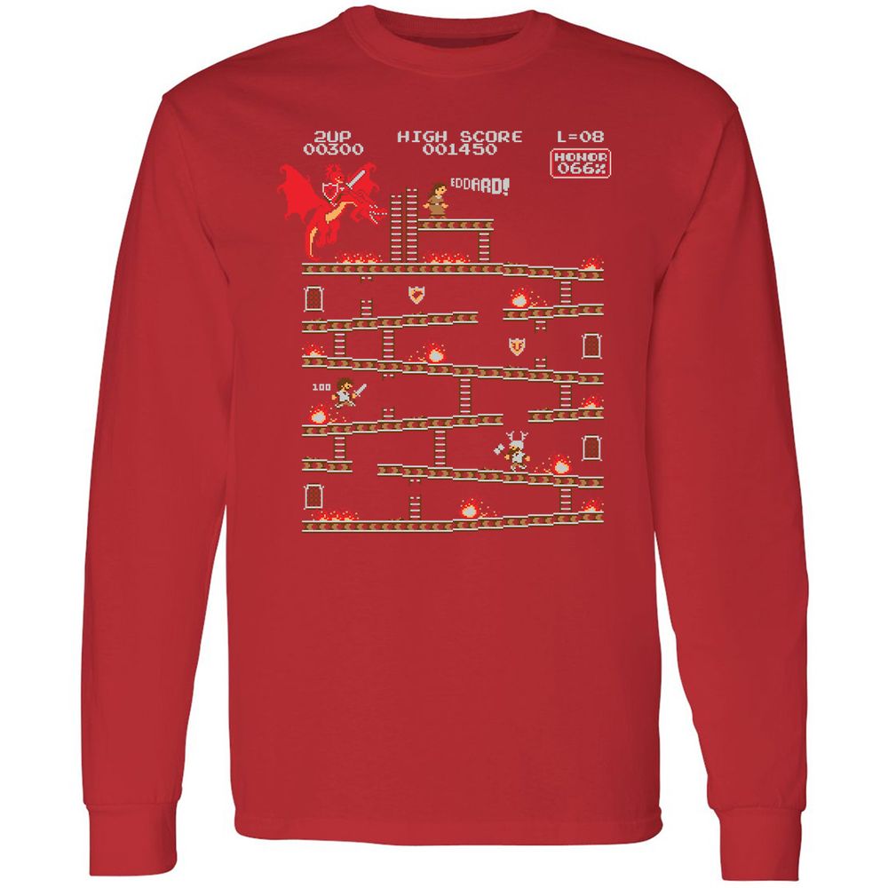 Long Sleeve T-Shirt - 3UL1MVSC - Red - 14