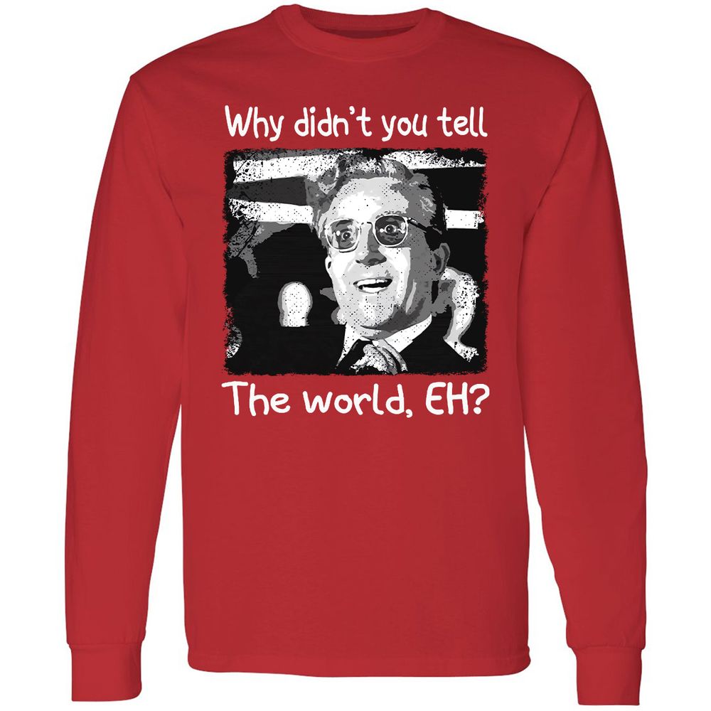 Long Sleeve T-Shirt - 9W6FSHWG - Red - 14
