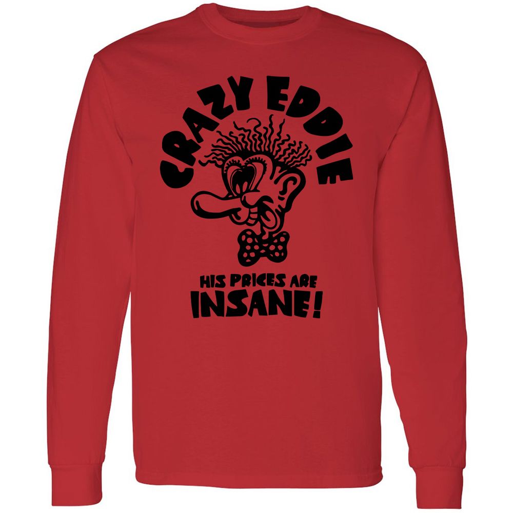 Long Sleeve T-Shirt - U8BYAMH5 - Red - 14