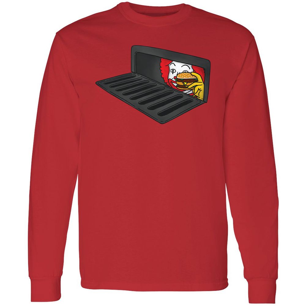 Long Sleeve T-Shirt - 7VK4F5W1 - Red - 14