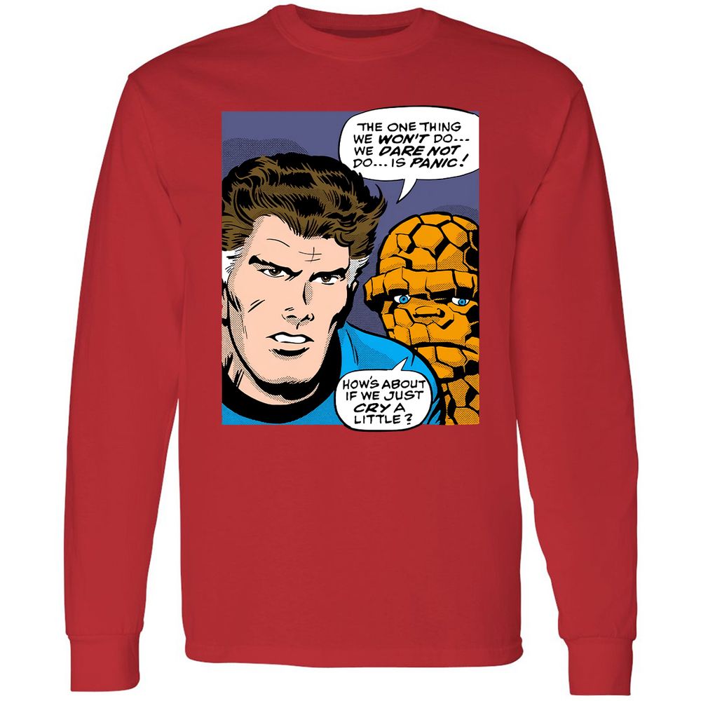 Long Sleeve T-Shirt - G1FV5QY9 - Red - 14