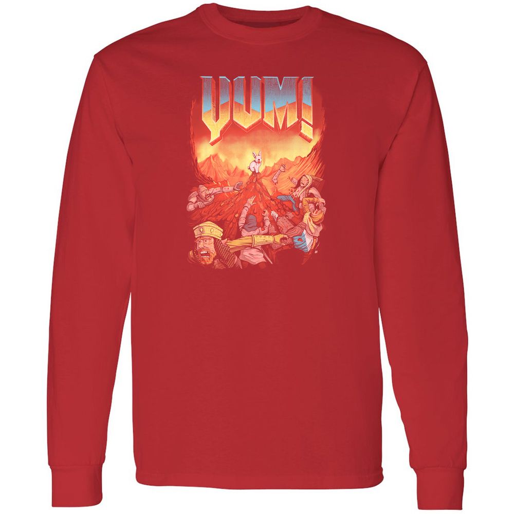 Long Sleeve T-Shirt - 1XCRDEMD - Red - 14