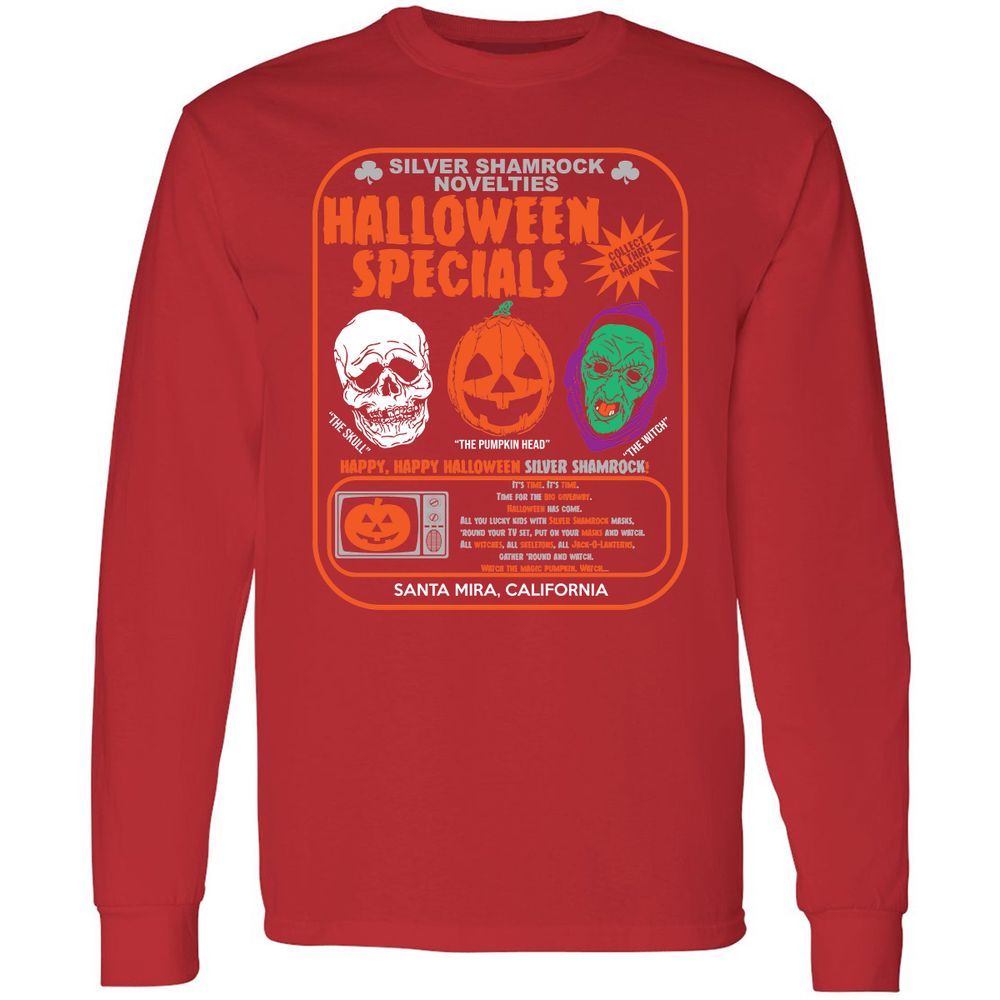 Long Sleeve T-Shirt - UJ2FVK4X - Red - 14