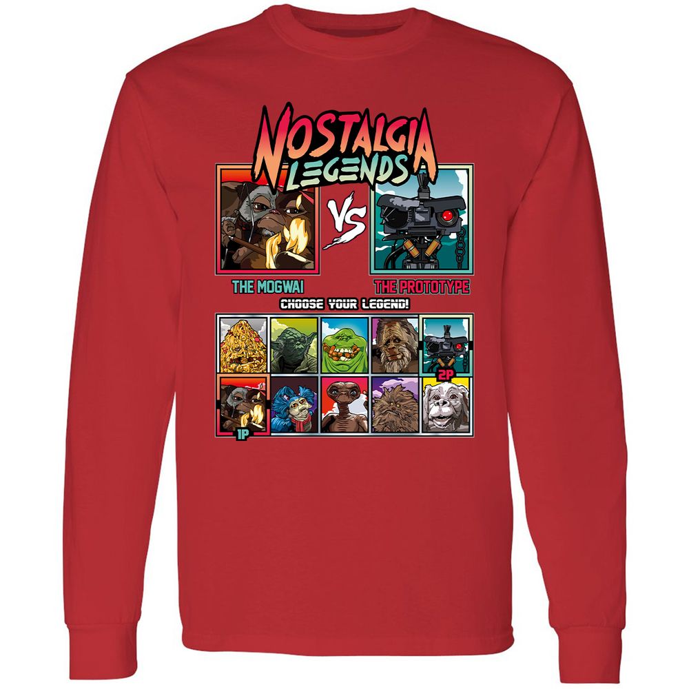 Long Sleeve T-Shirt - HZUFXN95 - Red - 14