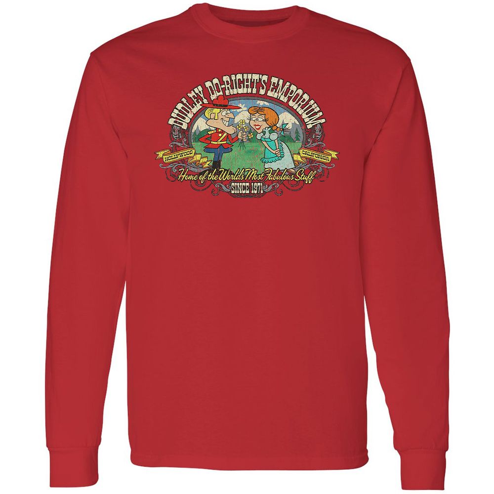 Long Sleeve T-Shirt - UQJM8KDW - Red - 14