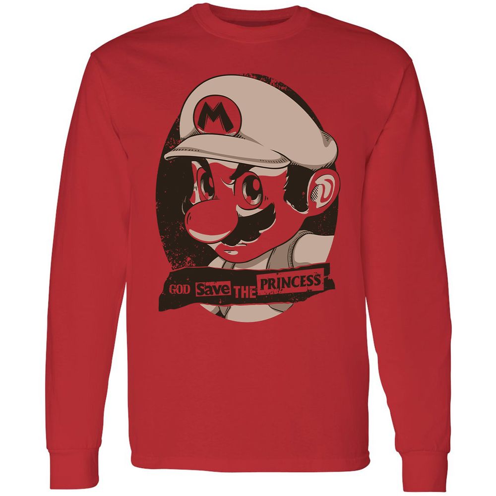 Long Sleeve T-Shirt - DMVSF6QW - Red - 14
