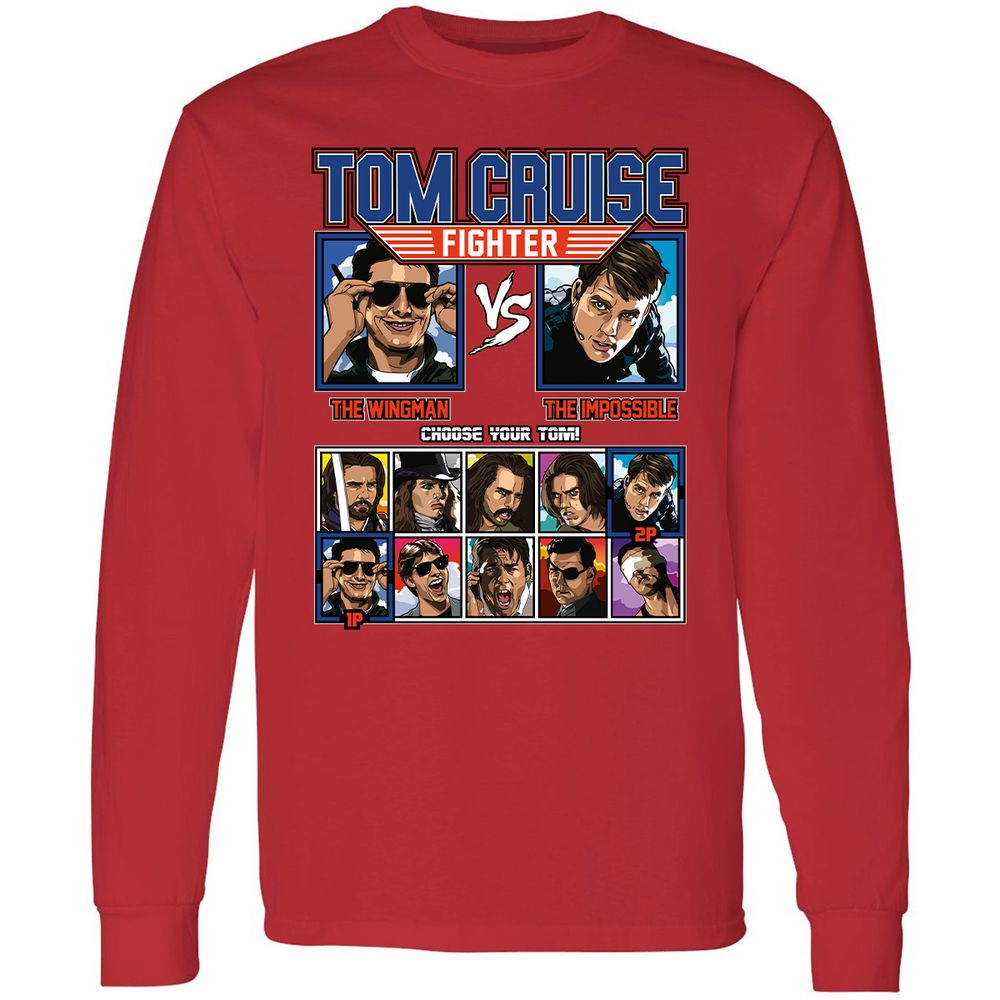 Long Sleeve T-Shirt - 3H9ZZ6NJ - Red - 14
