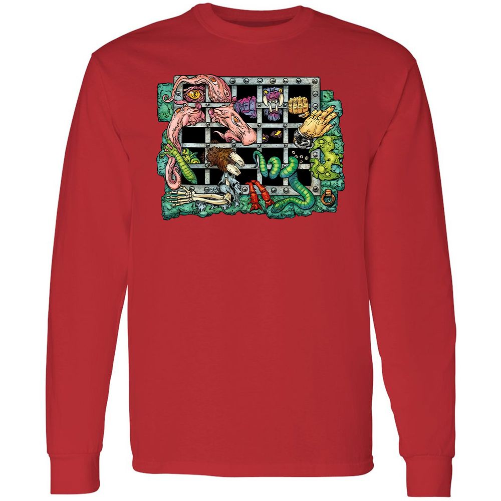 Long Sleeve T-Shirt - TZU3HDDE - Red - 14