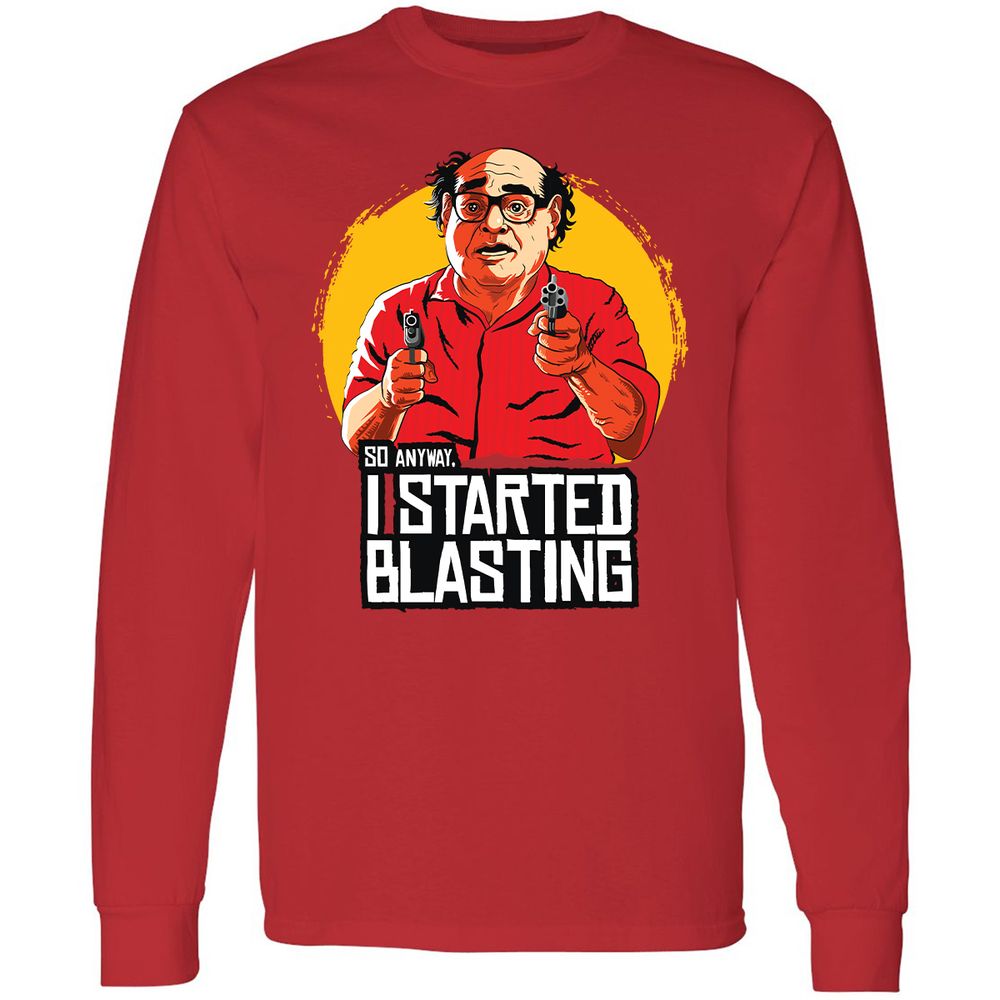 Long Sleeve T-Shirt - MUXSD8YM - Red - 14