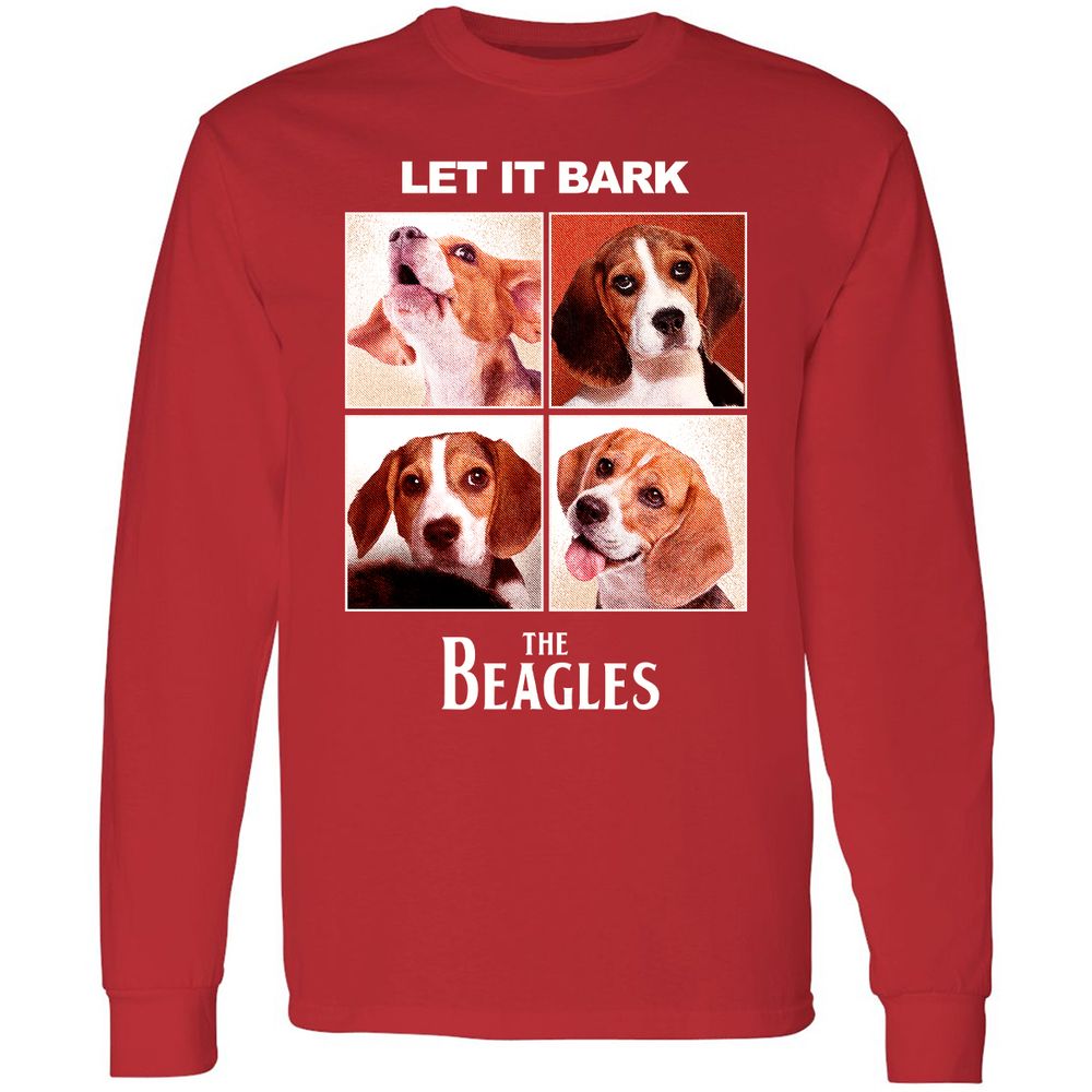 Long Sleeve T-Shirt - Z9A7K6M3 - Red - 14
