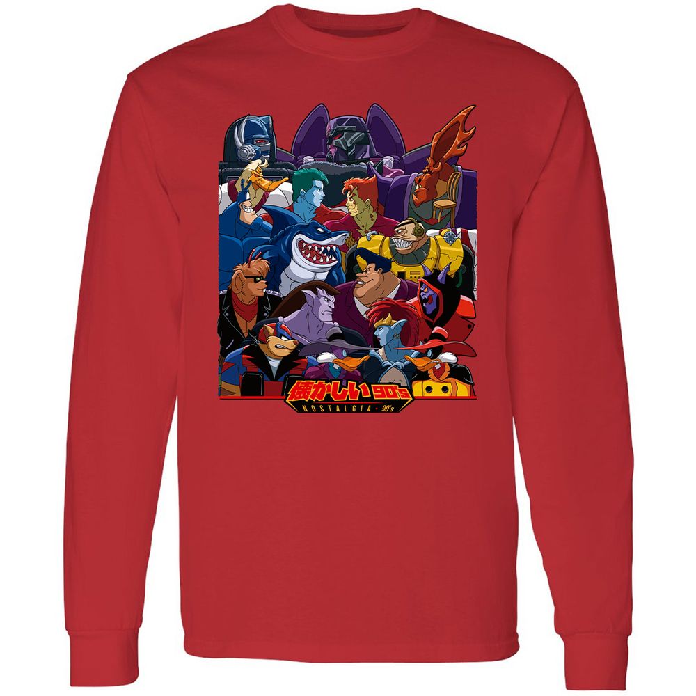 Long Sleeve T-Shirt - H1X11PKM - Red - 14