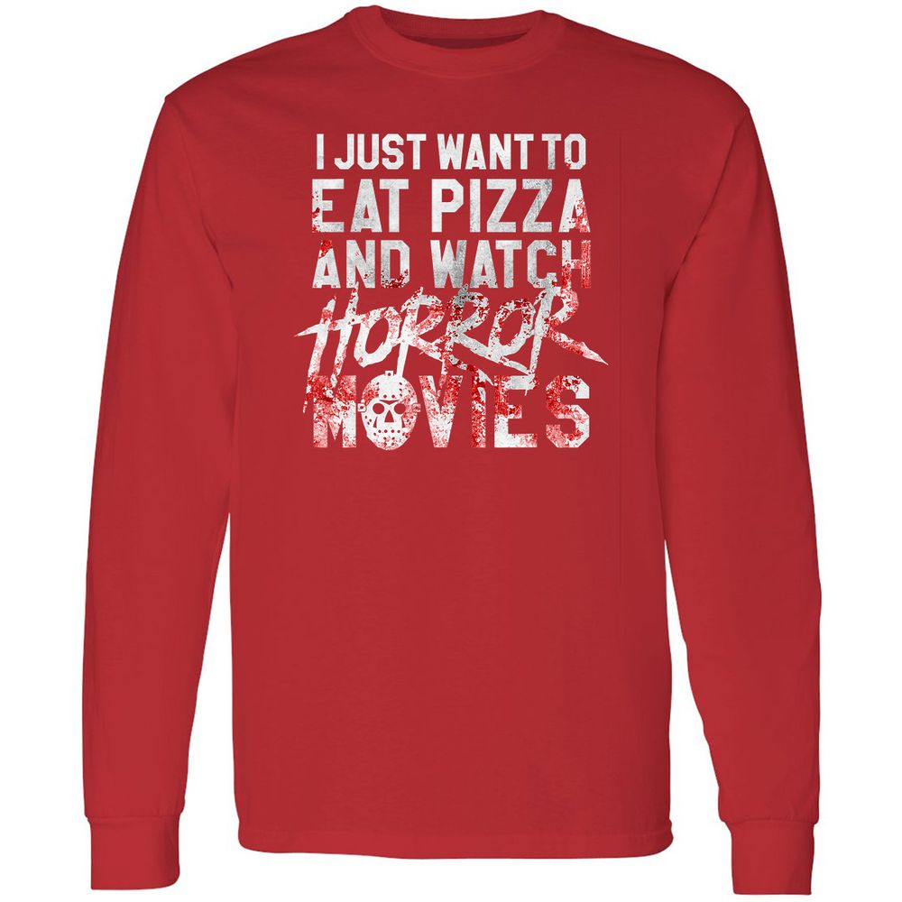 Long Sleeve T-Shirt - GJ8S8V9C - Red - 14