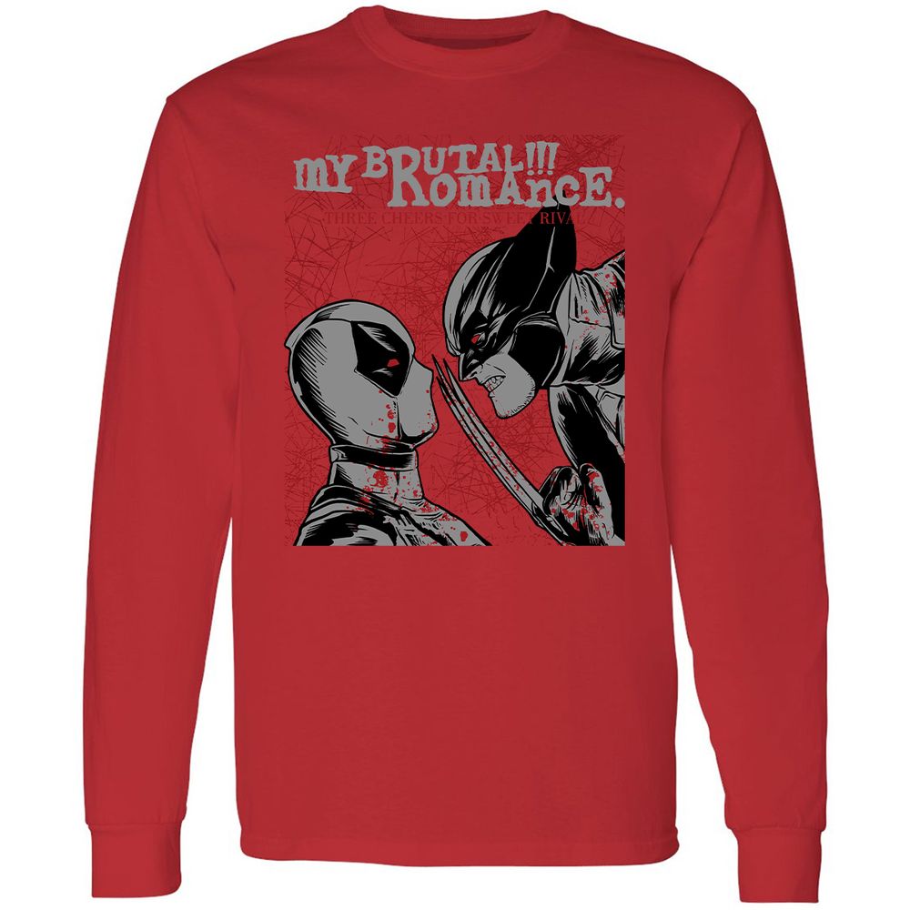 Long Sleeve T-Shirt - QDVQY1VC - Red - 14