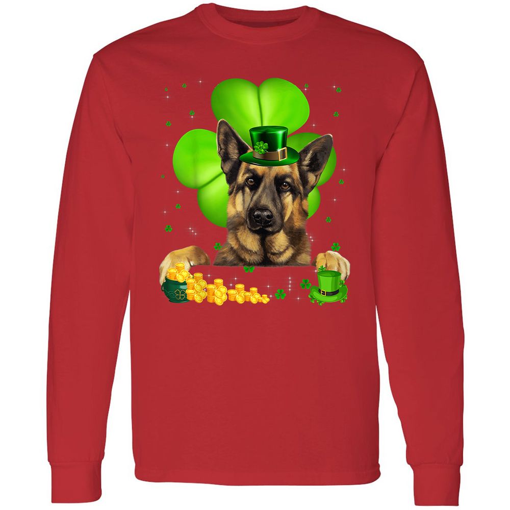 Long Sleeve T-Shirt - RHQJ6RVG - Red - 14