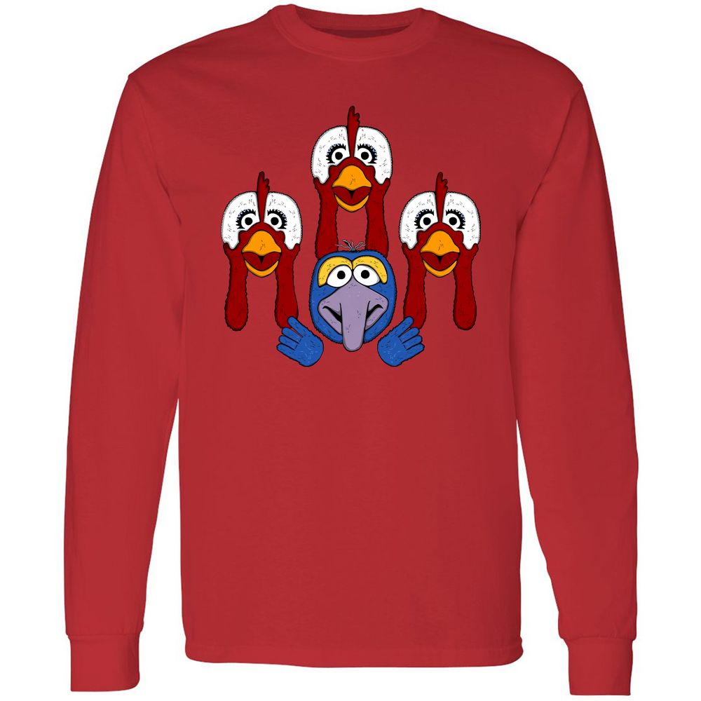 Long Sleeve T-Shirt - GHR588FQ - Red - 14