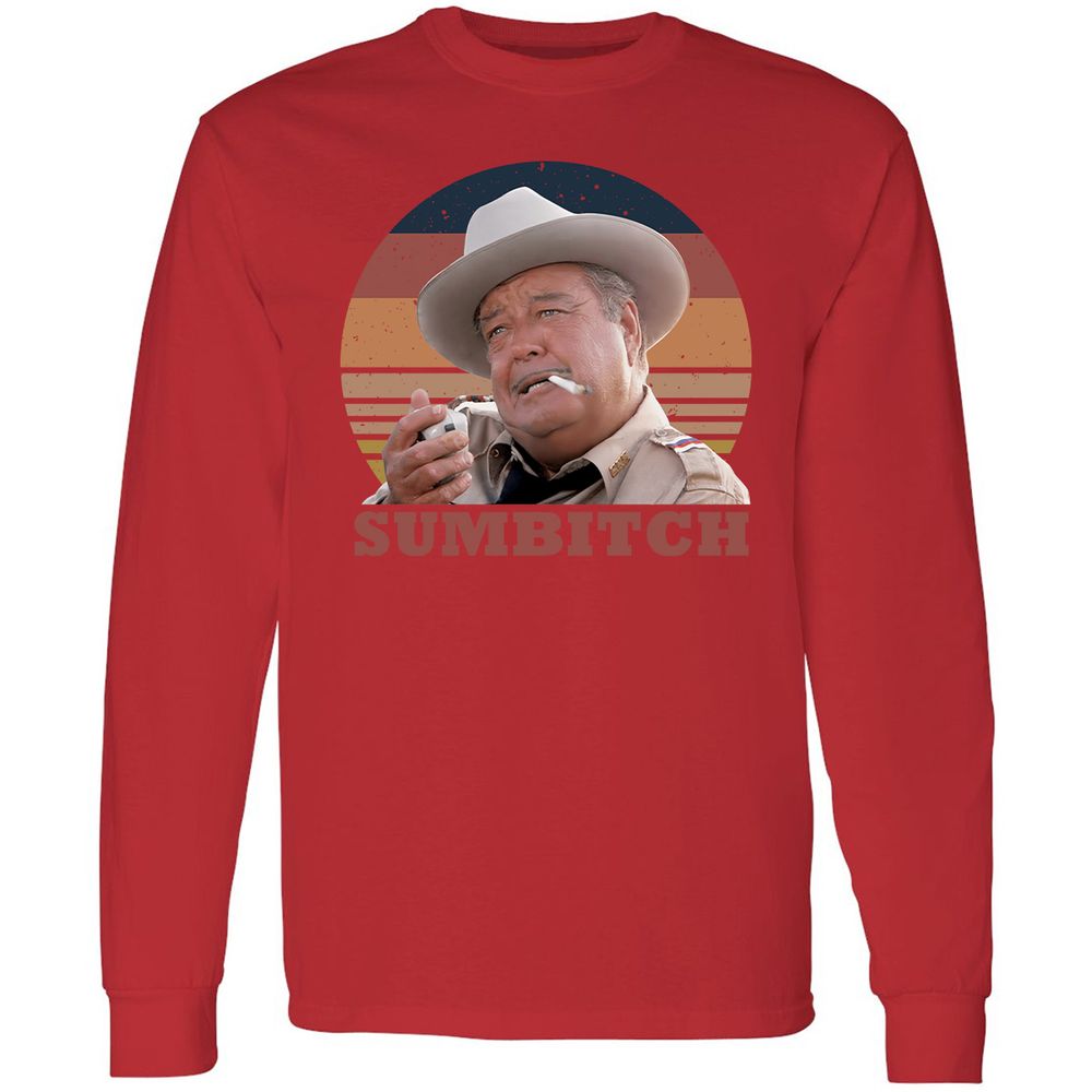 Long Sleeve T-Shirt - EBGUD7CL - Red - 14