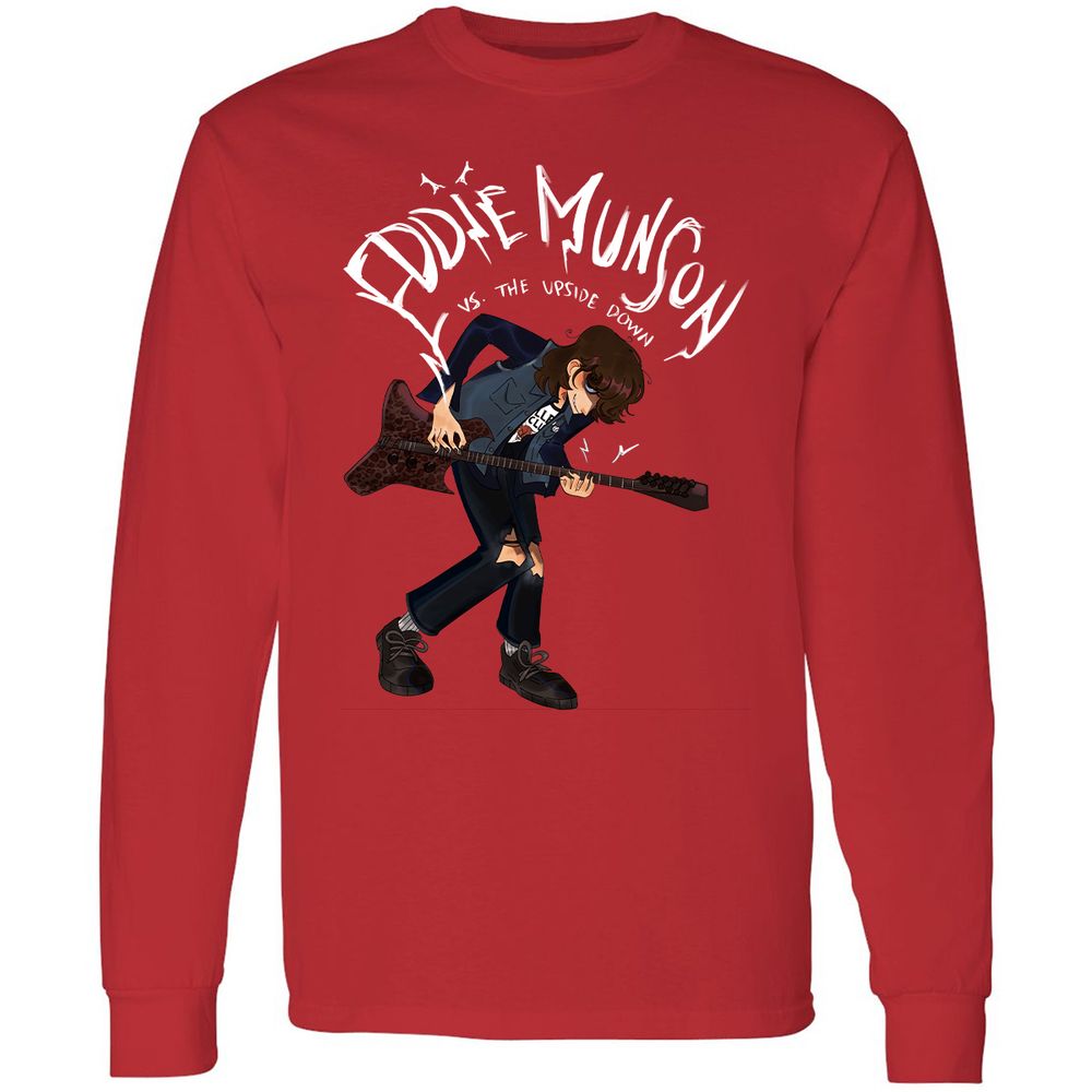 Long Sleeve T-Shirt - 7N1WURP2 - Red - 14