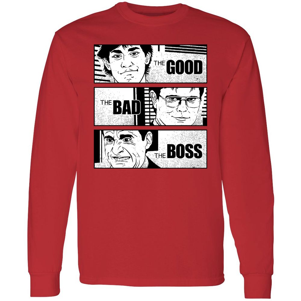 Long Sleeve T-Shirt - 8347BQJ3 - Red - 14