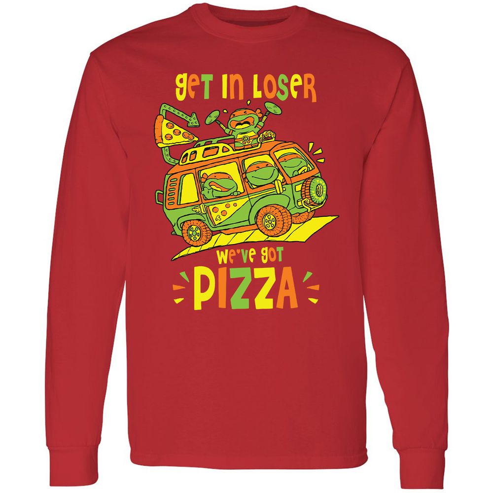 Long Sleeve T-Shirt - LKNCXFZQ - Red - 14