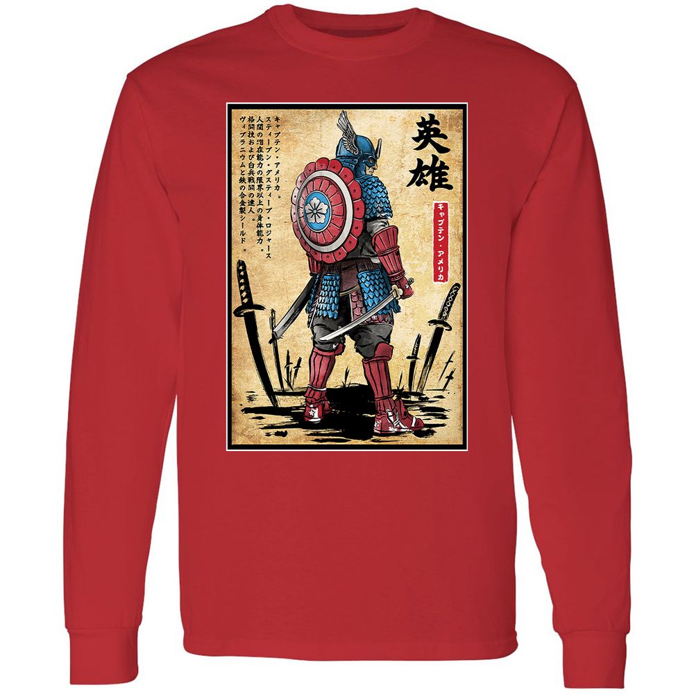 Long Sleeve T-Shirt - ZEN5APR8 - Red - 14