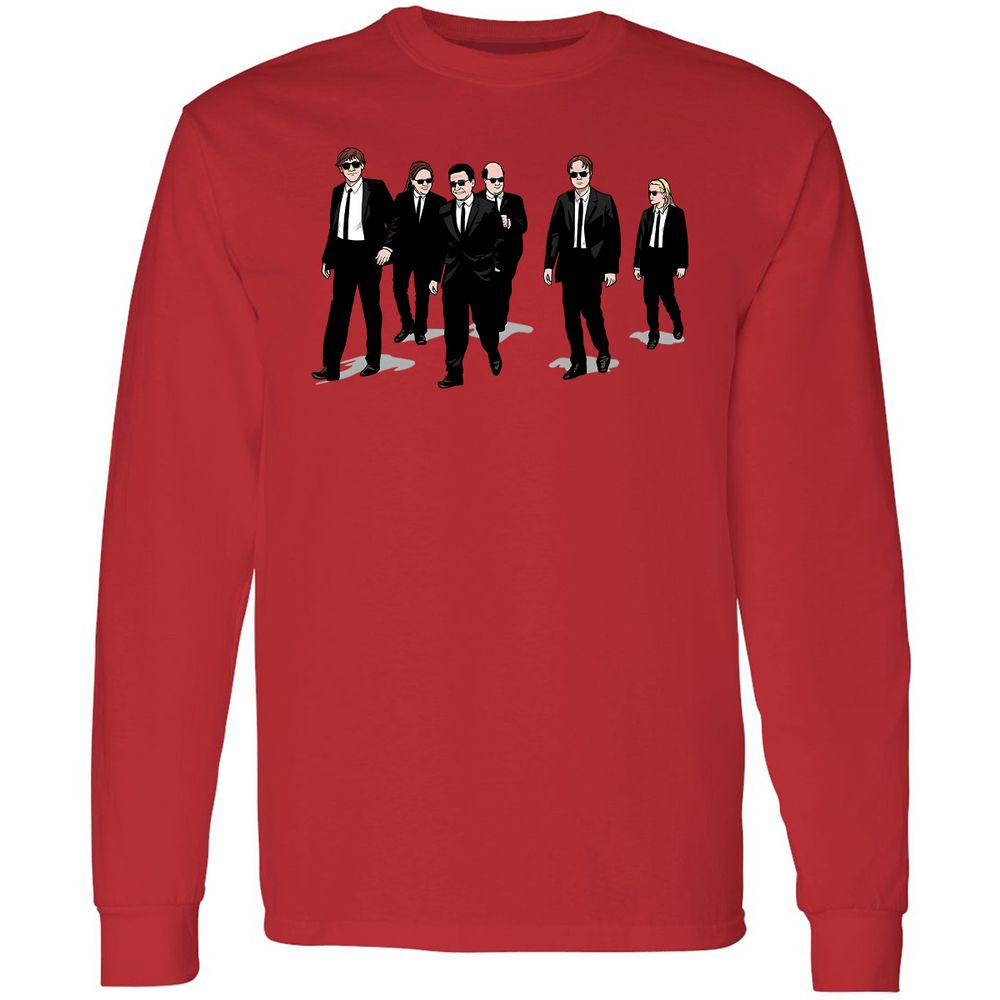 Long Sleeve T-Shirt - 7DA1F2M3 - Red - 14