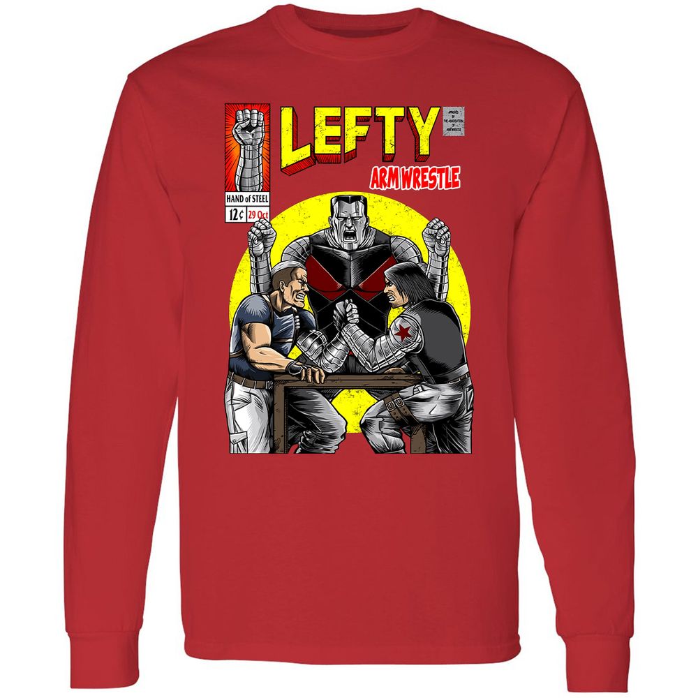 Long Sleeve T-Shirt - F9HFDWZV - Red - 14