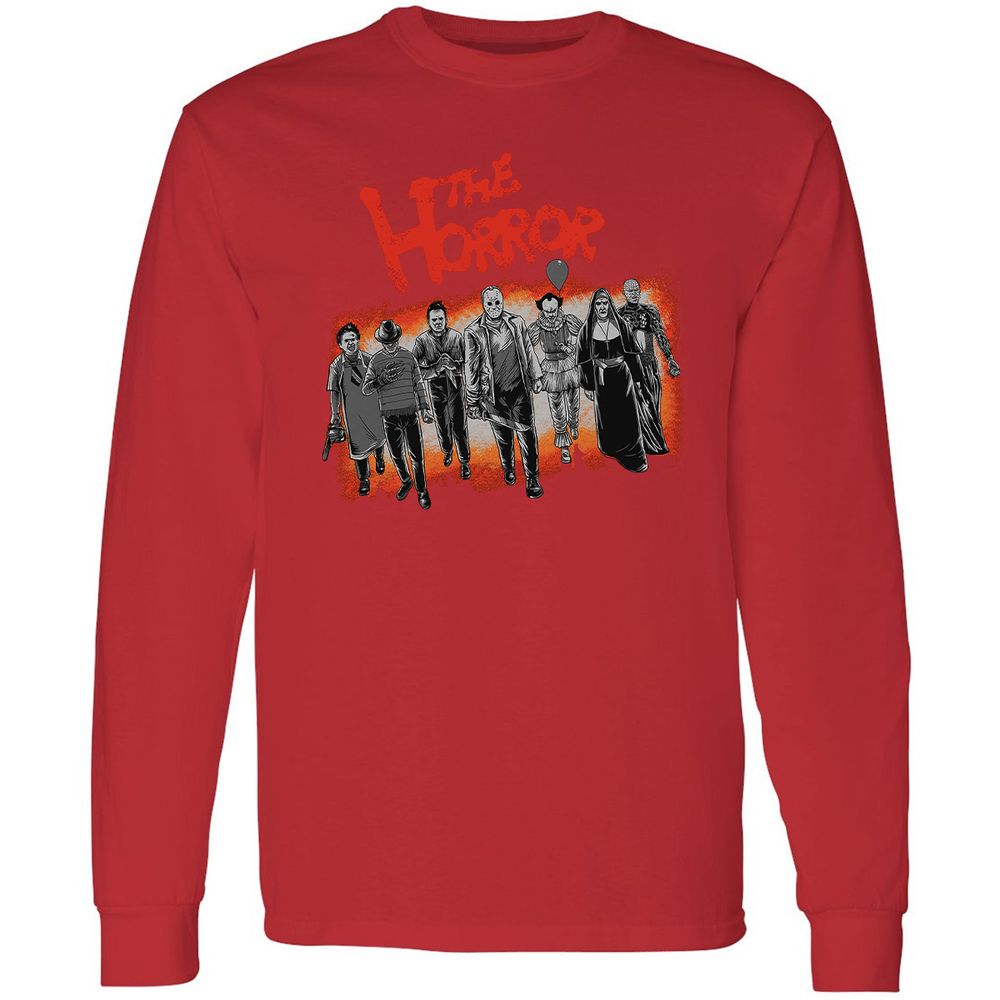 Long Sleeve T-Shirt - 9U6UHVUP - Red - 14