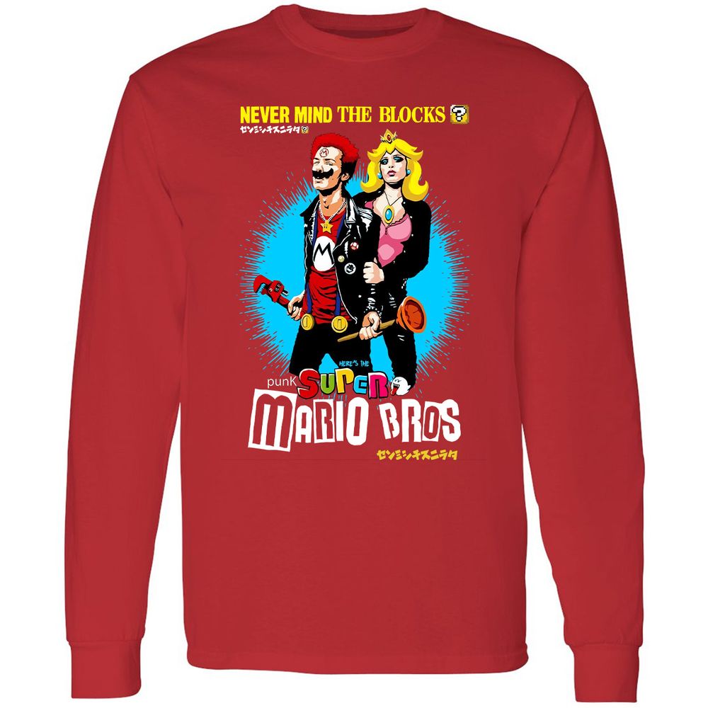 Long Sleeve T-Shirt - 76XP7YVG - Red - 14