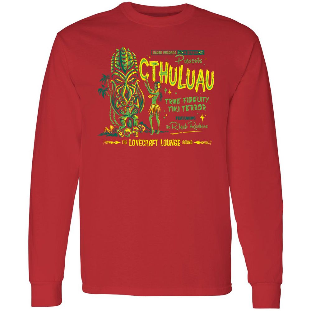 Long Sleeve T-Shirt - Z5A2DKC2 - Red - 14