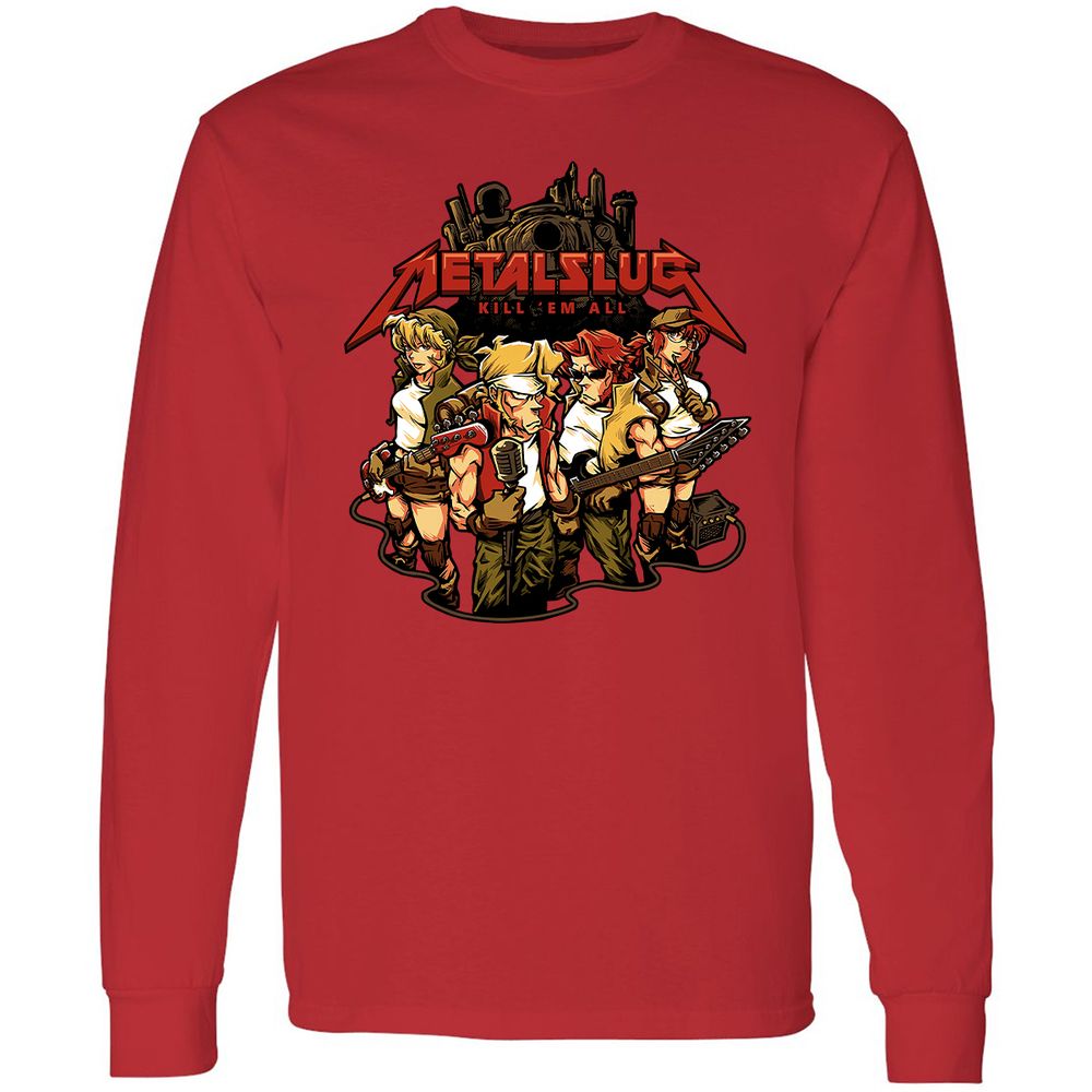 Long Sleeve T-Shirt - 8EK4W7KY - Red - 14