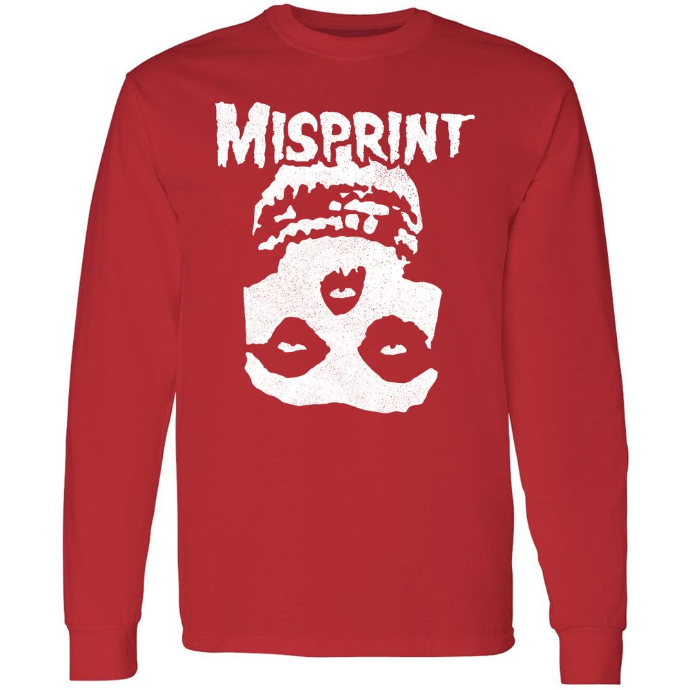 Long Sleeve T-Shirt - S6JVVLHB - Red - 14