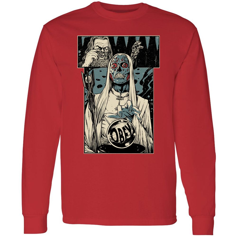 Long Sleeve T-Shirt - A7UUZTL2 - Red - 14